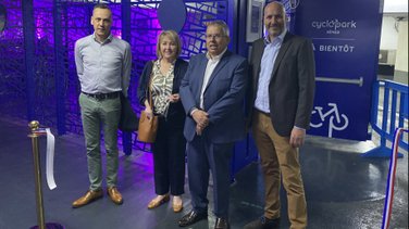 Inauguration du Cyclopark.