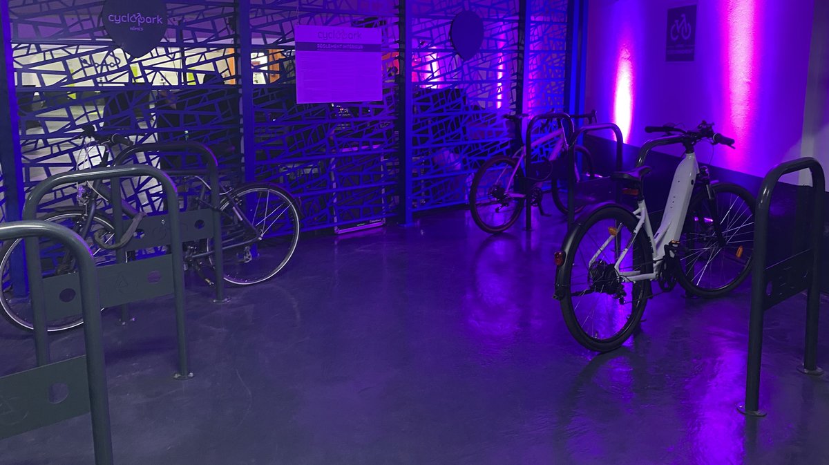 Le cyclopark propose 16 places.