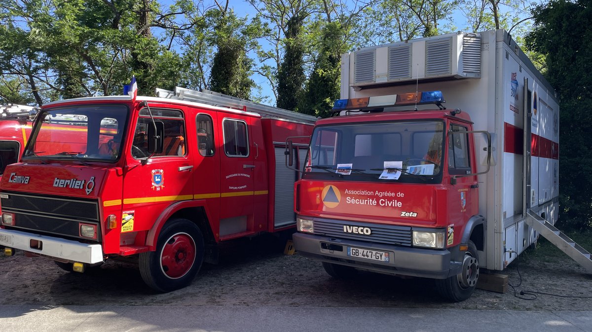 Congrès des sapeurs-pompiers au Pont du Gard (Photo Anthony Maurin)