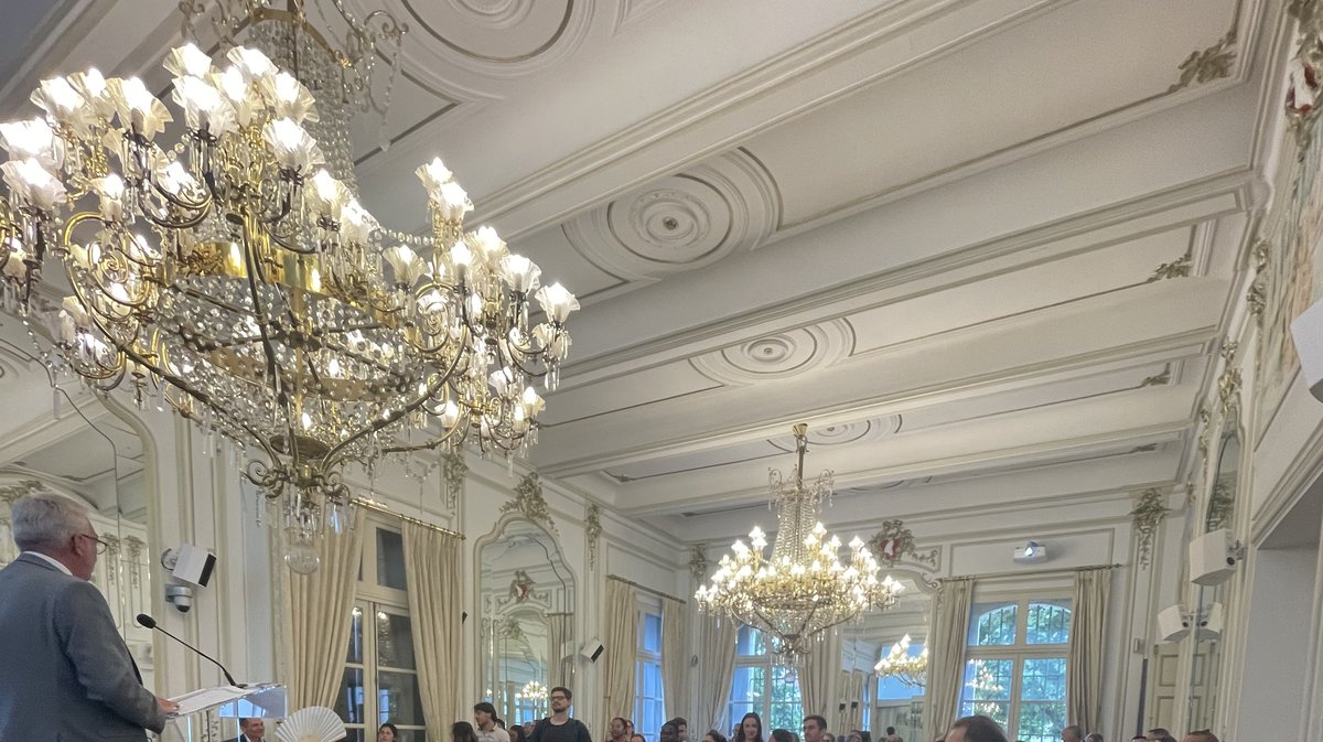 Les nouveaux arrivants ont été reçus à la mairie d'Alès, salle des États du Languedoc