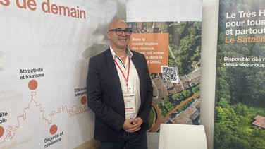 Armando Melim lors du salon des communes et intercommunalités du Gard 2025