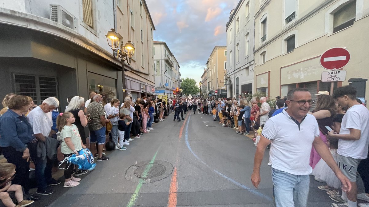 Les rues étaient pleines pour accompagner cette Pégoulade