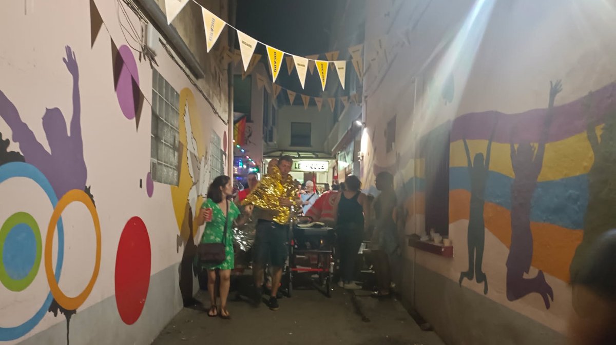 La Croix-Rouge a secouru et évacué les blessés