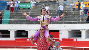 Corrida du Curé de Valverde pour Javier Cortes, Luis Gerpe et Carlos Olsina (Photo Anthony Maurin)