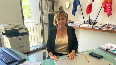 Pascale Fortunat Deschamps, maire de Vergèze.