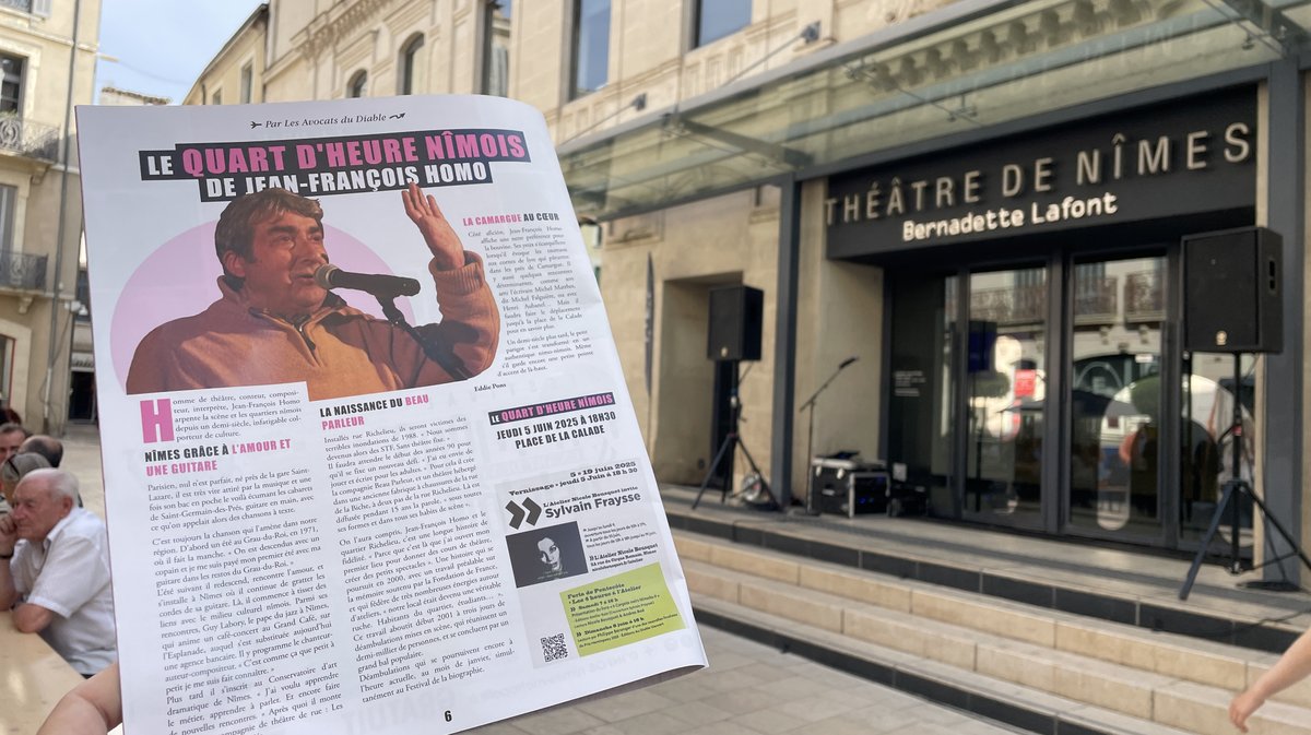 Quart d'heure Nîmois Jean-François Homo 2025 (Photo Anthony Maurin)