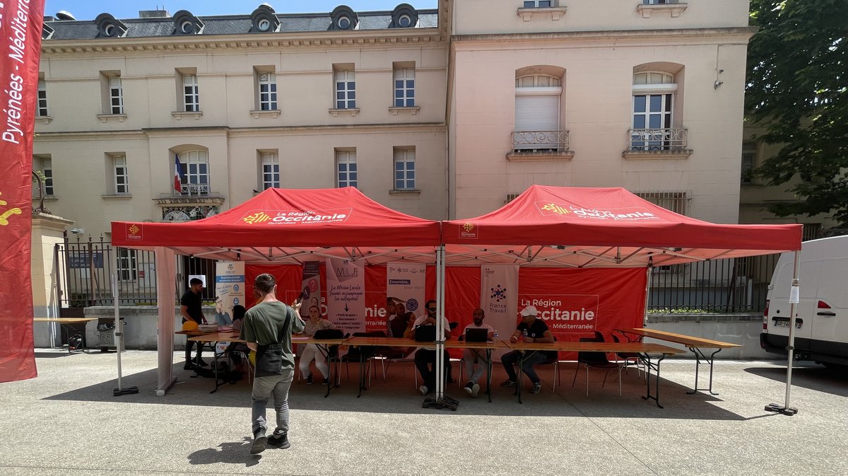 La maison de l'orientation mobile de la région à La Grand'Combe
