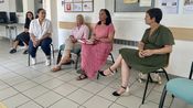 Amal Couvreur dans les nouveaux locaux de la Pléiade au Mas de Mingue