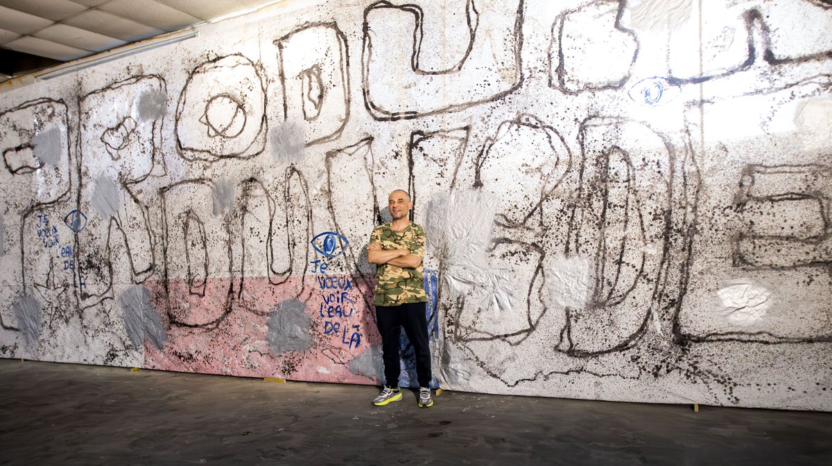 Nimes exposition Joris Brantuas peinture (yp)