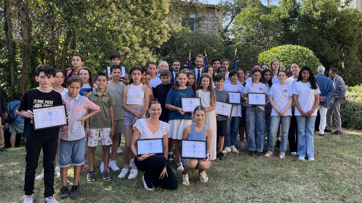 Remise du prix de l'éducation citoyenne 2025