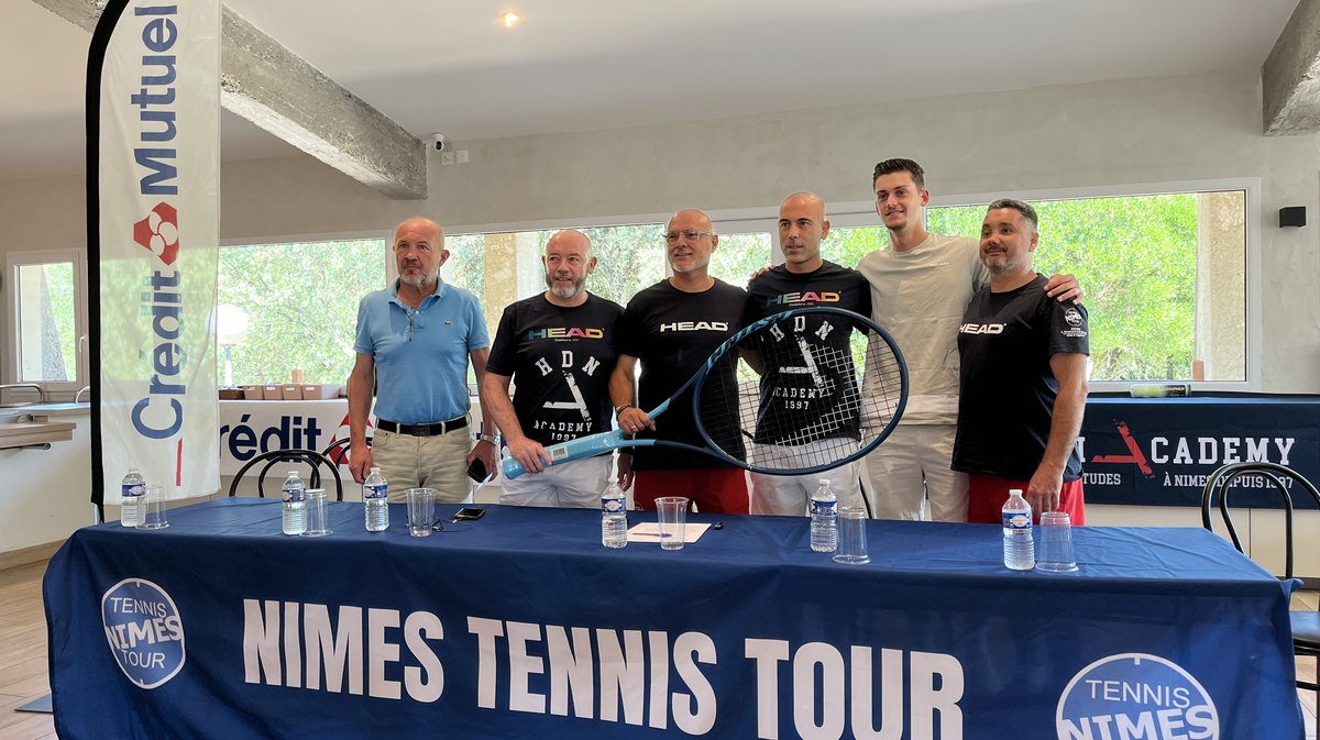 Conférence de presse du Nîmes Tennis Tour