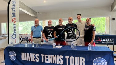 Conférence de presse du Nîmes Tennis Tour