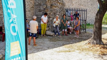 La présidente du Département a inauguré les travaux de rénovation du château de Tornac ce vendredi 20 juin