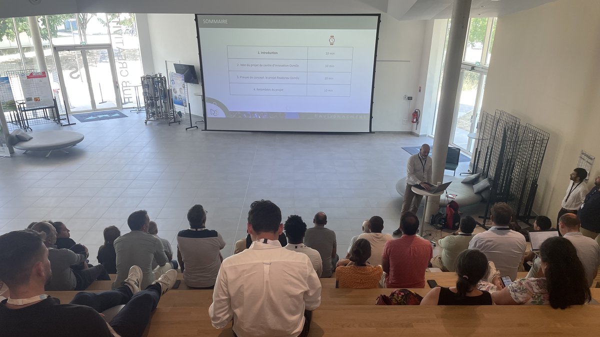Présentation du projet Osmoz au Hub créativité de l'IMT Mines Alès