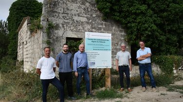 Travaux de confortent des digues du Vidourle