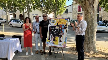 Dévoilement de l'affiche de la fête votive de Vauvert