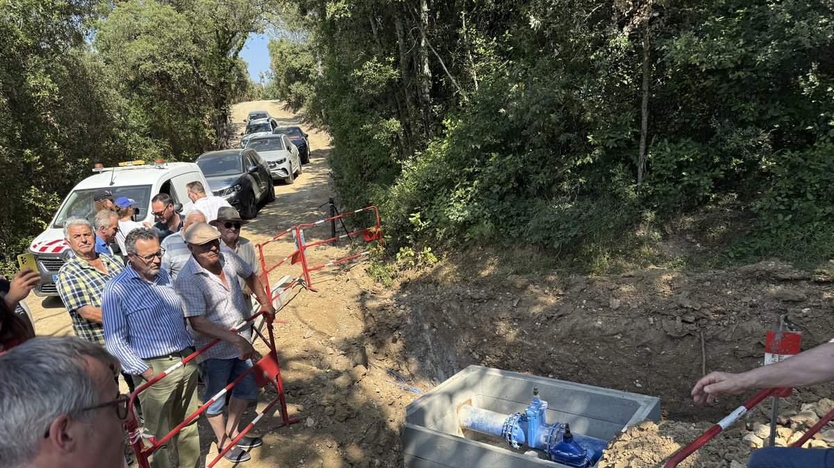 Chantier réseau d'eau potable SIEPS Domessargues Saint-Théodorit