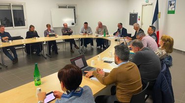Lors du conseil communautaire en mars pour le débat d'orientation budgétaire