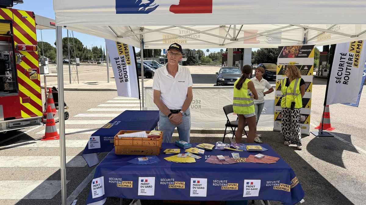 Sensiblisation départ en vacances été autoroute