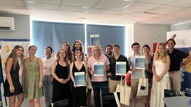 Remise des diplômes Maison de l'Europe programme Erasmus+