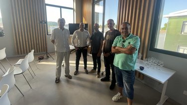 Une partie du bureau dirigeant d'Alès Mécénat