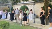 La cérémonie en compagnie des jeunes sportifs.