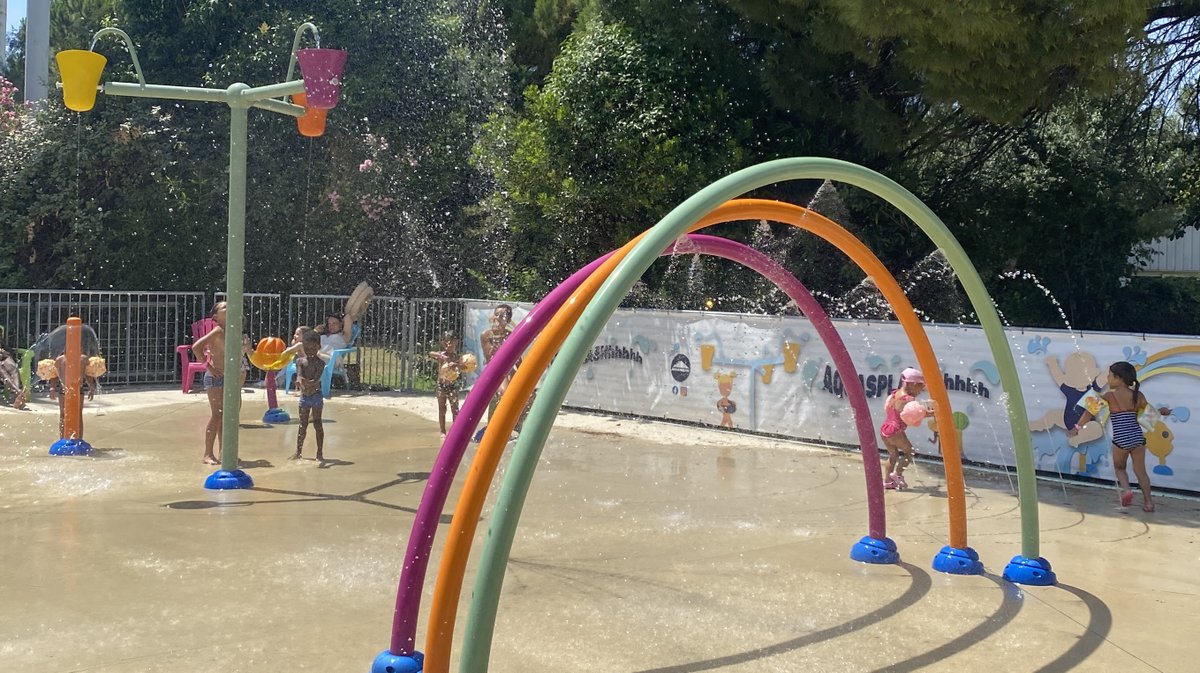 Nouveau mini parc aquatique pour enfant.