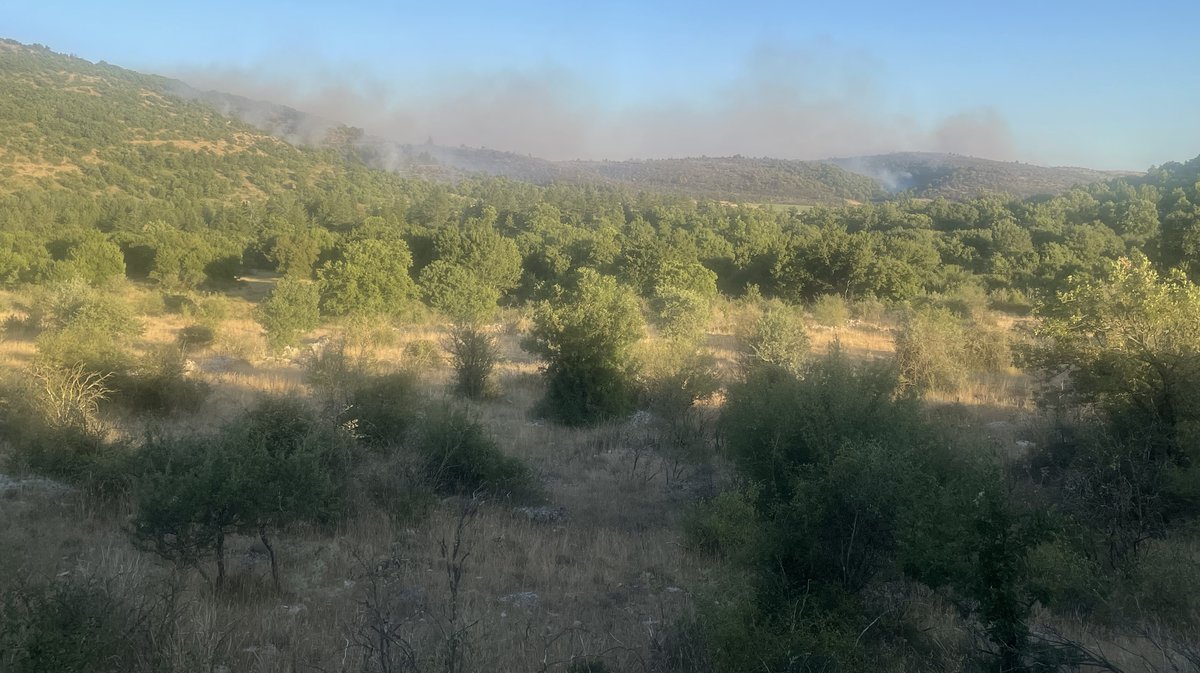 Incendie à Montdardier