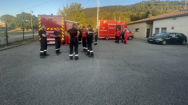 Incendie à Montdardier