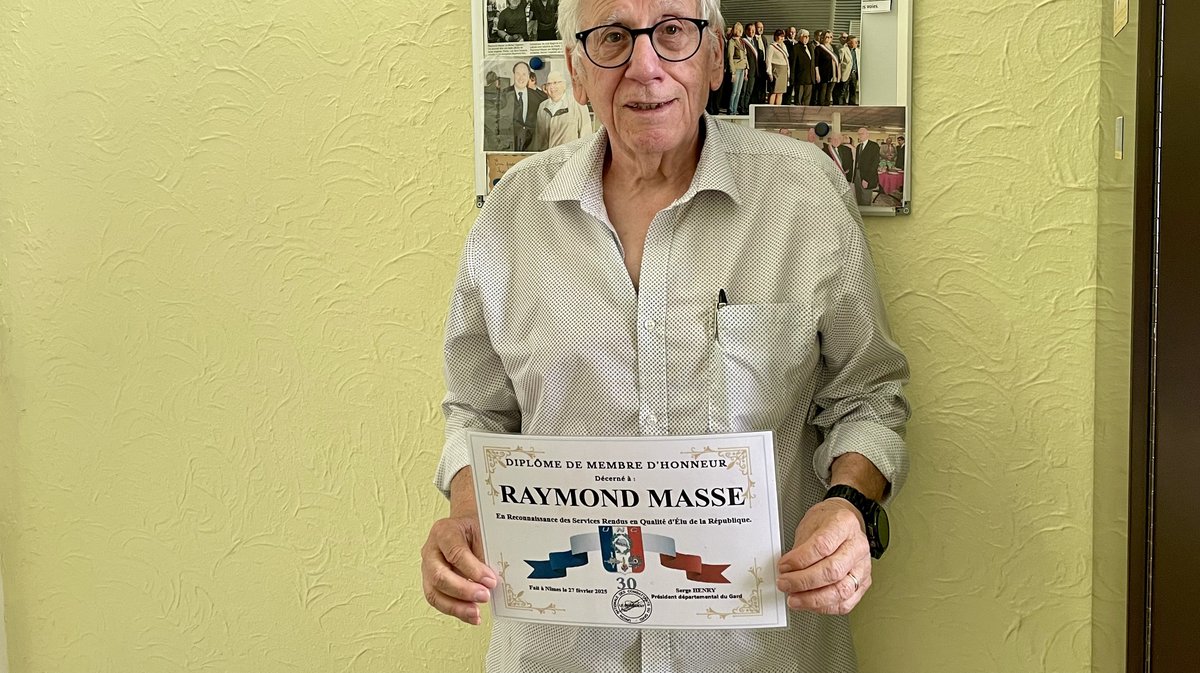 Raymond Masse - 3e adjoint à Bagnols/Cèze