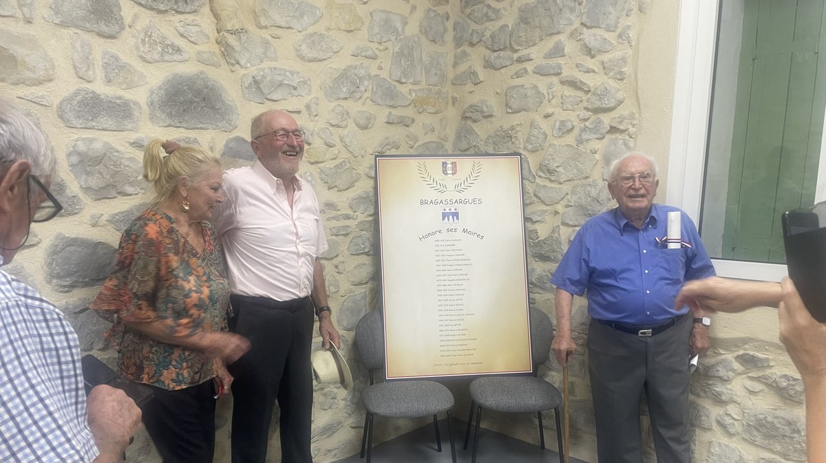 Inauguration de la mairie de Bragassargues, 13 juillet 2025