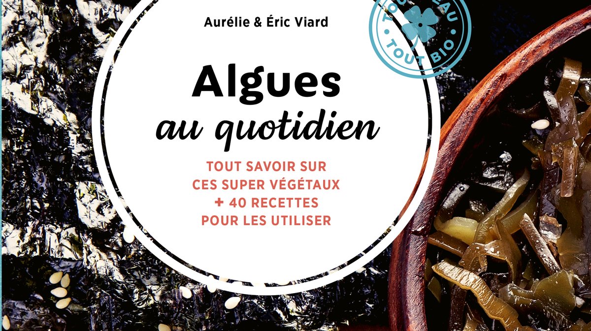 Couverture du livre "Algues au quotidien" d'Aurélie & Éric Viard