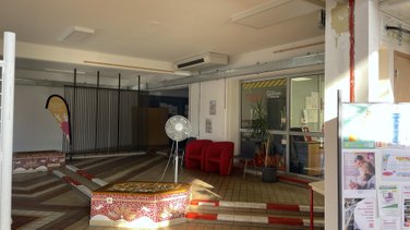 Travaux centre social Jean-Paulhan Mas de Mingue Nîmes 2025 (Photo Anthony Maurin)