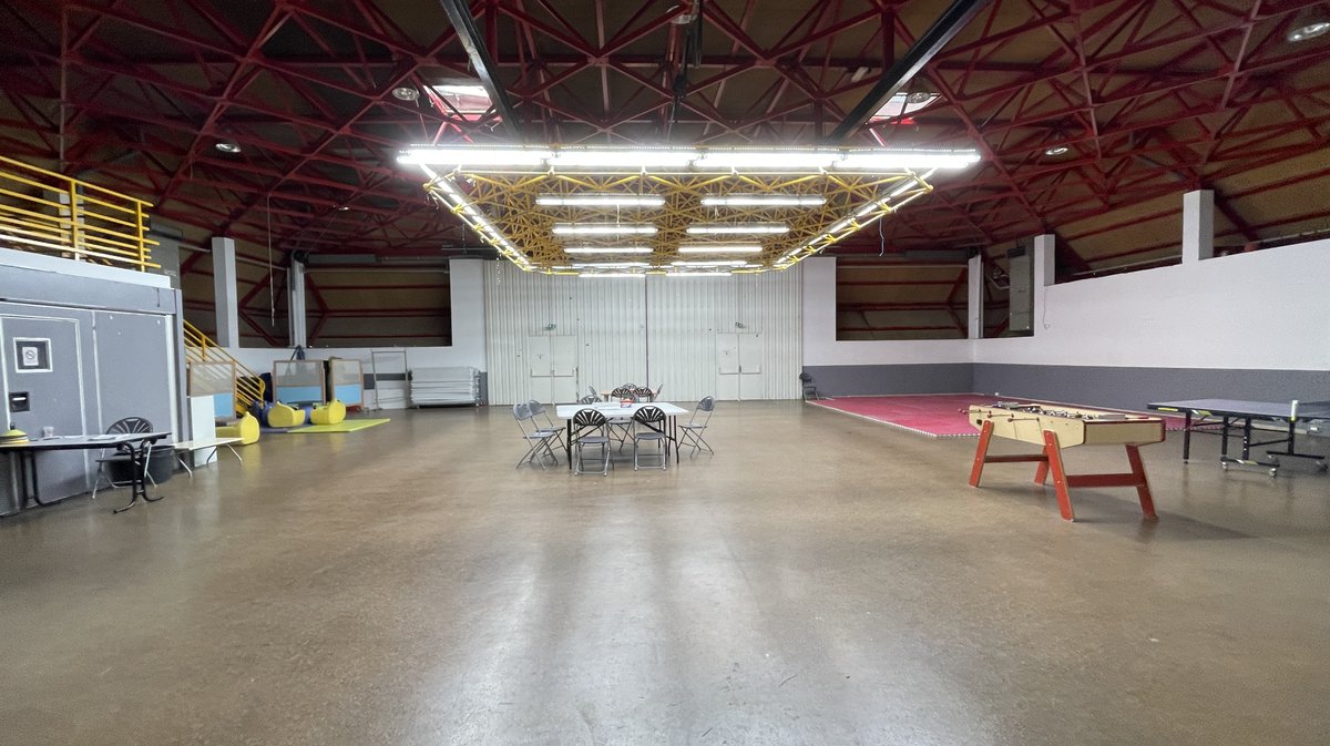 Travaux centre social Jean-Paulhan Mas de Mingue Nîmes 2025 (Photo Anthony Maurin)