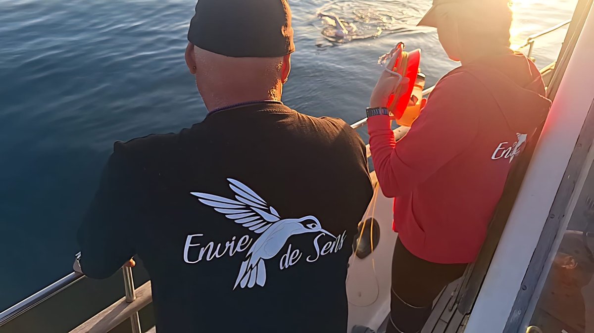 Equipe sur le bateau et Cindy Le Falher