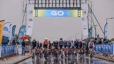 Départ de la précédente édition des Championnats du Monde Gran Fondo UCI