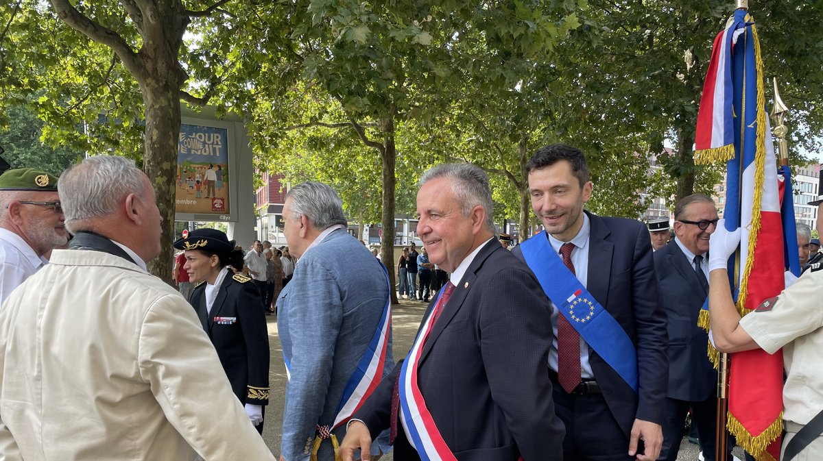 Cérémonie en hommage aux victimes des crimes racistes et antisémites, le 20 juillet 2025, à Nimes