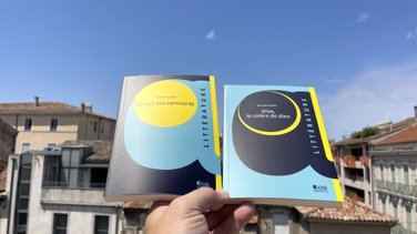 La nuit des Camisards et Élise, la colère de Dieu parus aux éditions Alcide (Photo Anthony Maurin)