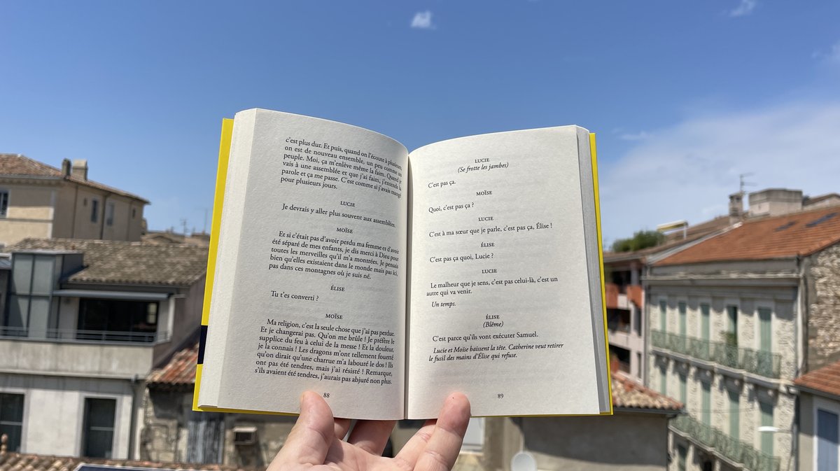 Extrait de La nuit des Camisards et d'Élise, la colère de Dieu parus aux éditions Alcide (Photo Anthony Maurin)