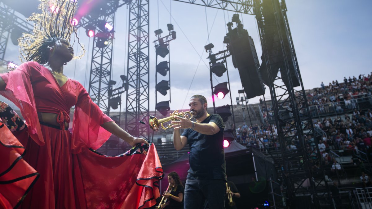 Festival de Nimes arenes Ibrahim Maalouf (yp)