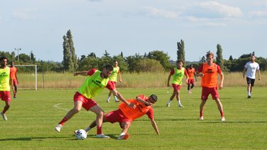 nîmes olympique entraînement courbiers
