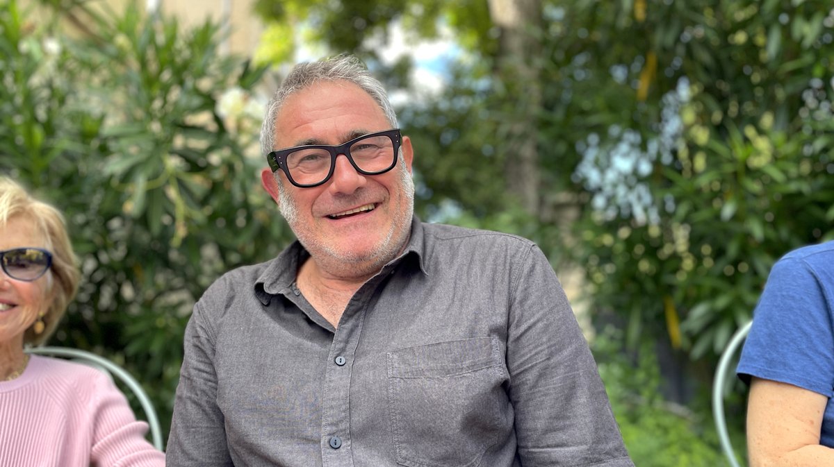 Un réalisateur dans la ville Catherine Corsini Sergi López 2025 (Photo Anthony Maurin)