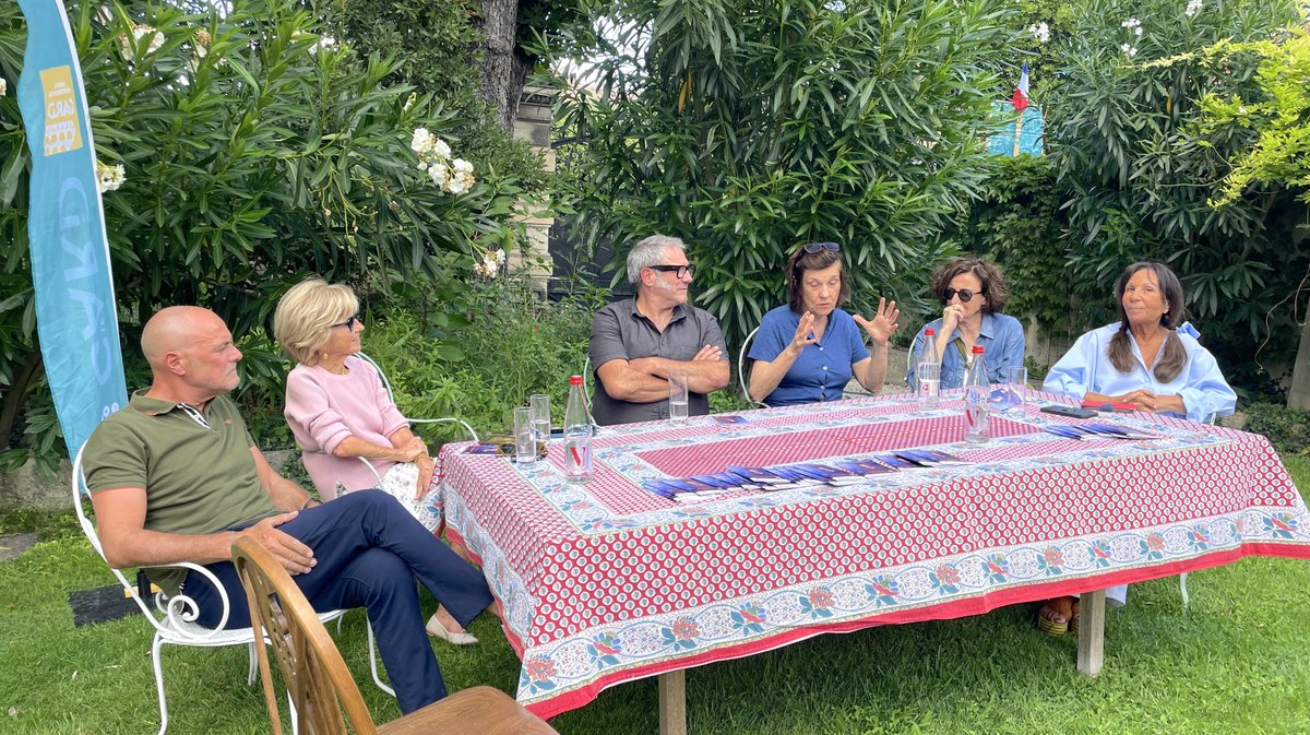 Un réalisateur dans la ville Catherine Corsini Sergi López 2025 (Photo Anthony Maurin)