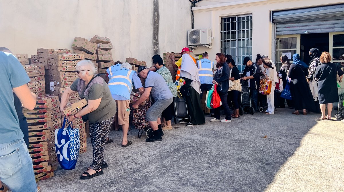 Distribution alimentaire de Table Ouverte