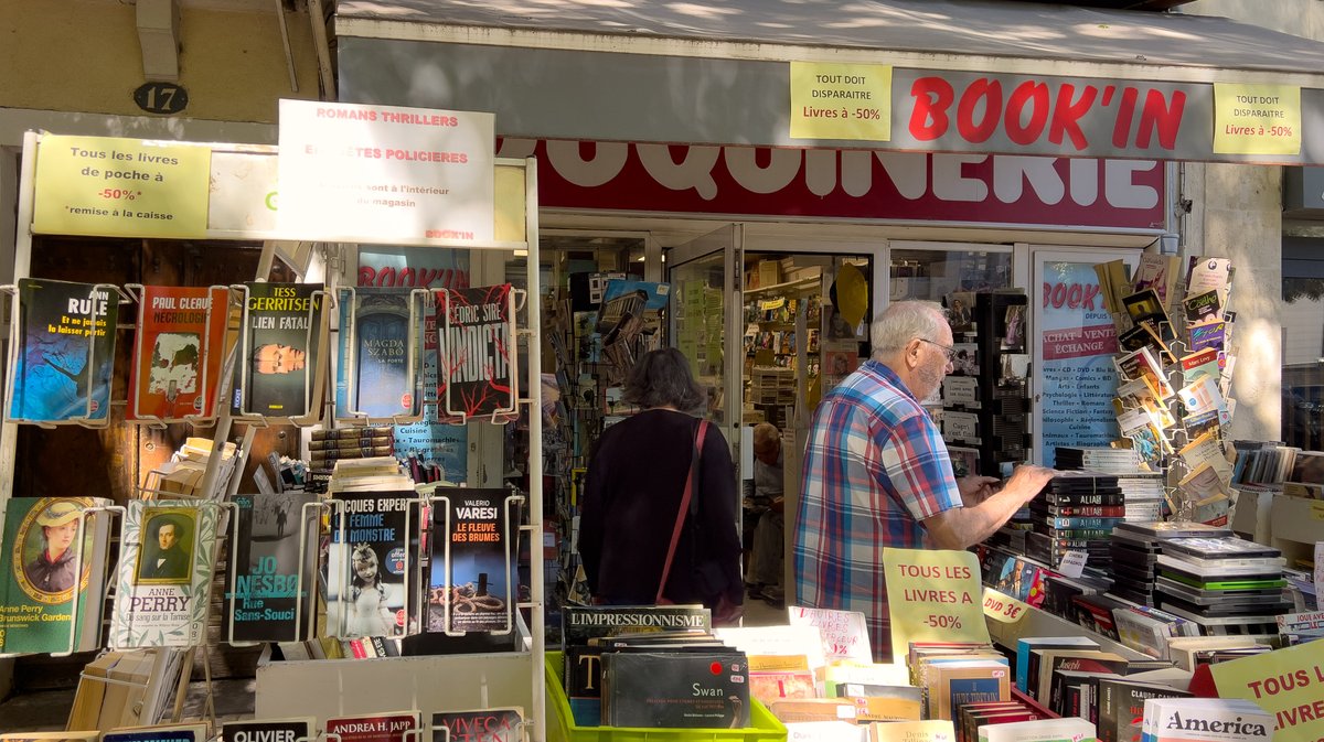 La devanture de Book'in