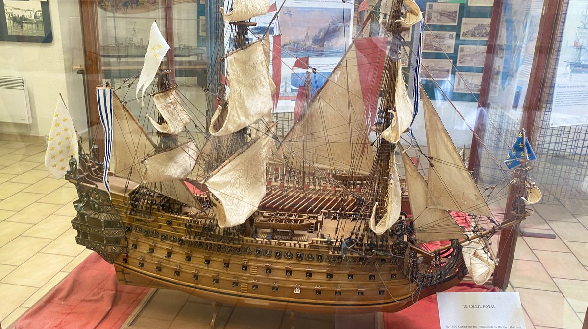 Maquette du bateau "Soleil royal".