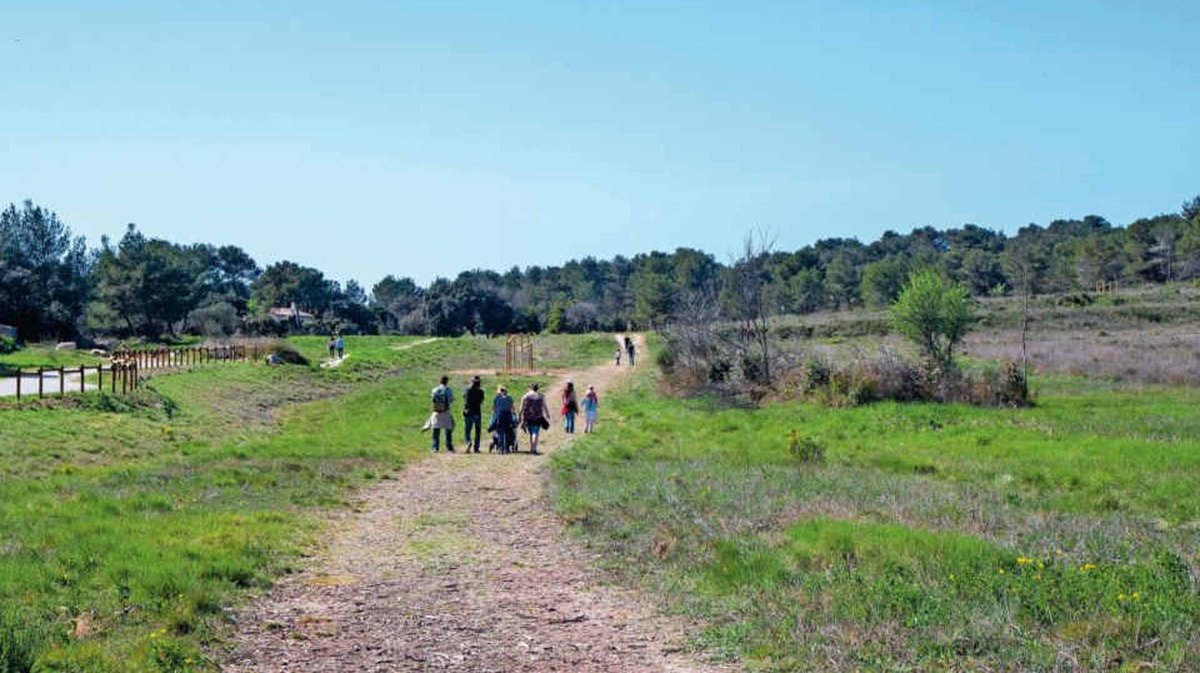 Terres de Rouvière, randonnée (Photo Ville de Nîmes)