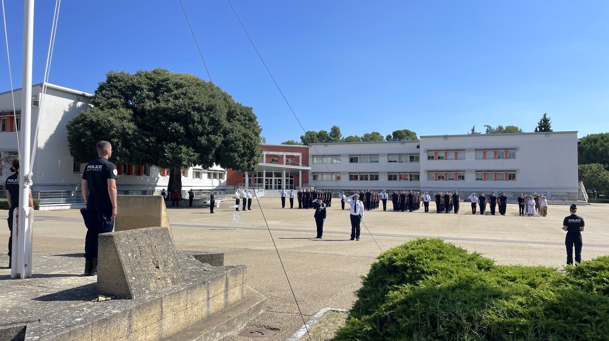 École de police de Nîmes, sortie de promotion passerelle Gendarmerie-Police 2025 (Photo Anthony Maurin)