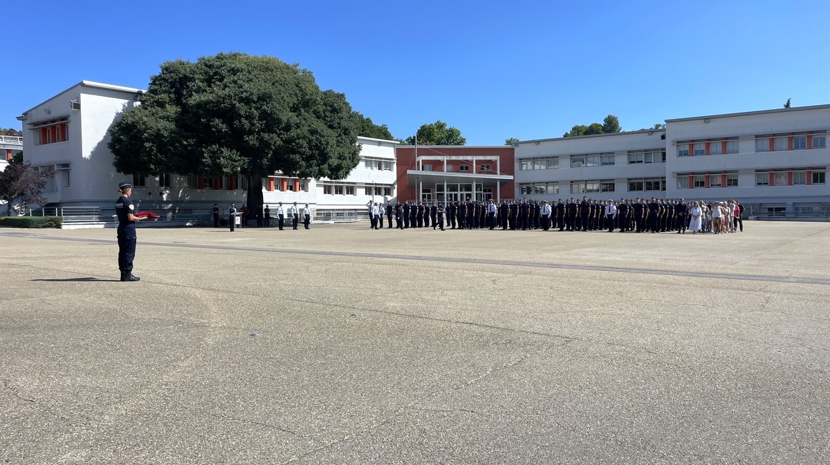 École de police de Nîmes, sortie de promotion passerelle Gendarmerie-Police 2025 (Photo Anthony Maurin)