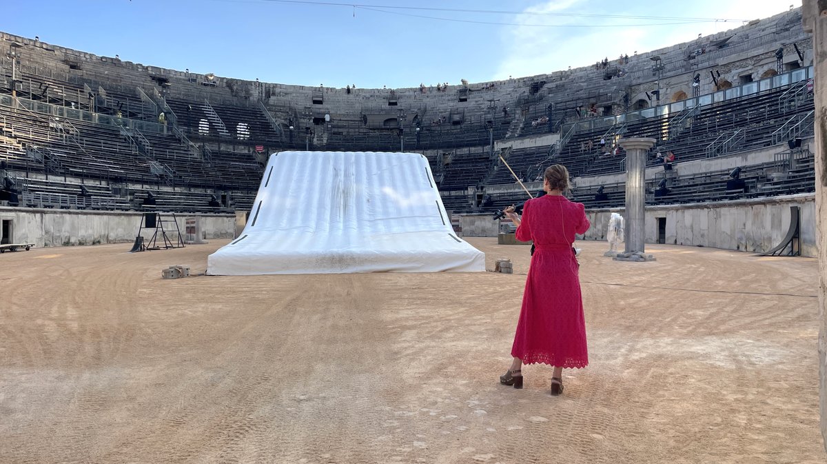 Le rêve du gladiateur spectacle arènes 2025 (Photo Anthony Maurin)